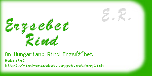 erzsebet rind business card